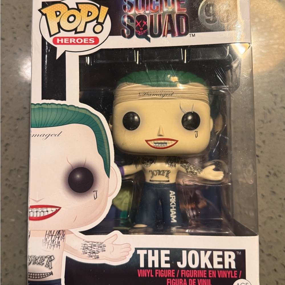 Funko Pop! Heroes The Joker with Green Hair and White Suit